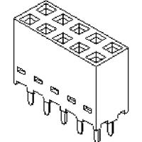 Molex 901512114 Female header, inbouw (standaard) Totaal aantal polen: 14 Rastermaat: 2.54 mm Inhoud: 1 stuk(s) Tube