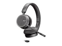 POLY Voyager 4220 UC Headset - Zwart w/ Charging stand