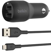 Belkin Dual USB Autolader 24W + kabel