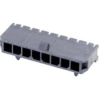 Molex 436500800 Micro-Fit 3.0 Right-Angle Header, 3.00mm Pitch, Single Row, 8 Circuits, with Snap-in Plastic Peg PCB Lock