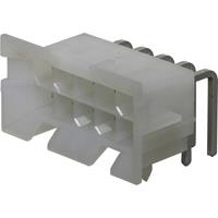 Molex 15246100 Mini-Fit BMI Header, Dual Row, Right-Angle, with Snap-in Plastic Peg PCB Lock, 10 Circuits, PA Polyamide