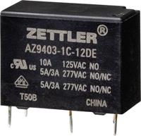 Zettler Electronics AZ9403-1C-12DE Powerrelais 12 V/DC 5 A 1 stuk(s)