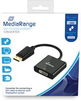 Mediarange MRCS174 video kabel adapter 0,15 m DVI DisplayPort Zwart