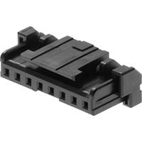 Molex 5055700401 2.00mm Pitch, Micro-Lock Plus Receptacle Crimp Housing, Single Row, Positive Lock, 4 Circuits, Black