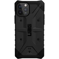 Urban Armor Gear UAG - Pathfinder backcover hoes - iPhone 12 / iPhone 12 Pro - Zwart + Lunso Tempered Glass
