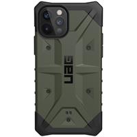 Urban Armor Gear UAG - Pathfinder backcover hoes - iPhone 12 / iPhone 12 Pro - Groen + Lunso Tempered Glass