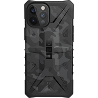 Urban Armor Gear UAG - Pathfinder backcover hoes - iPhone 12 Pro Max - Camouflage Grijs + Lunso Tempered Glass