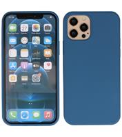 Lunso Softcase hoes - iPhone 12 / iPhone 12 Pro - Blauw