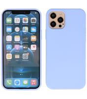 Lunso Softcase hoes - iPhone 12 Pro Max - Lavendel