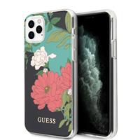 Guess backcover hoes - iPhone 11 Pro - Floral No. 1 + Lunso beschermfolie