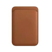 Lunso Magsafe cardholder / pasjeshouder - iPhone 12/13 Serie - Bruin
