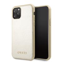 Guess backcover hoes - iPhone 11 Pro - Goud + Lunso beschermfolie