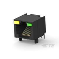 TE Connectivity MODULAR JACKS - INVERTED AND LEDSMODULAR JACKS - INVERTED AND LEDS 5406533-1 AMP