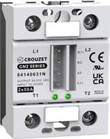Crouzet SSR GN2 Halfgeleiderrelais Laadstroom (max.): 50 A Schakelspanning (max.): 510 V/AC Willekeurig schakelend 1 stuk(s)