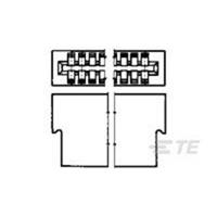 TE Connectivity Misc One Piece Card Edge ConnectorsMisc One Piece Card Edge Connectors 583717-5 AMP