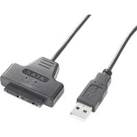 Renkforce Harde schijf Adapterkabel [1x USB-A 2.0 stekker - 1x Micro-SATA-combistekker 9+7 polig] 0.48 cm Black