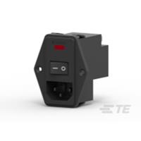 TE Connectivity Power Entry Modules - CorcomPower Entry Modules - Corcom 8-6609928-8 AMP