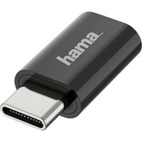 Hama USB 2.0 Adapter [1x Micro-USB-Buchse - 1x USB-C™ Stecker]