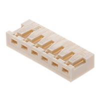 Molex 350220004 2.50mm Pitch, Board-In Crimp Housing, Single Row, Right-Angle and Vertical, 4 Circuits, Natural