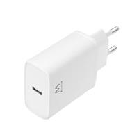 Ewent USB-C lader 110-240V 1 port 20W white, iPhone 12 - Wit