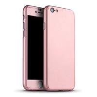 Stuff Certified iPhone XS 360° Full Cover - Full Body Case Hoesje + Screenprotector Roze