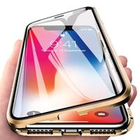 Stuff Certified iPhone 6S Magnetisch 360° Hoesje met Tempered Glass - Full Body Cover Hoesje + Screenprotector Goud