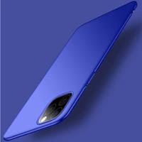 USLION iPhone 12 Pro Ultra Dun Hoesje - Hard Matte Case Cover Blauw