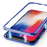 Stuff Certified iPhone XS Magnetisch 360° Hoesje met Tempered Glass - Full Body Cover Hoesje + Screenprotector Goud