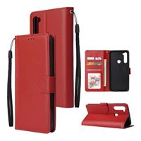 Stuff Certified Xiaomi Redmi Note 7 Pro Leren Flip Case Portefeuille - PU Leer Wallet Cover Cas Hoesje Rood