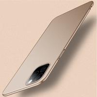 USLION iPhone 11 Ultra Dun Hoesje - Hard Matte Case Cover Goud