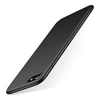 USLION iPhone SE (2020) Ultra Dun Hoesje - Hard Matte Case Cover Zwart