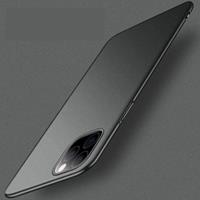 USLION iPhone 12 Ultra Dun Hoesje - Hard Matte Case Cover Zwart