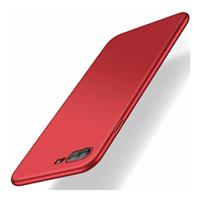 USLION iPhone 8 Ultra Dun Hoesje - Hard Matte Case Cover Rood