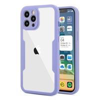 Stuff Certified iPhone 13 360° Full Cover - Full Body Case Hoesje + Screenprotector Paars