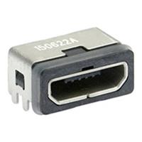 Molex 2049261103 700 pcs Micro-USB B Receptacle without Flange, Surface Mount, Waterproof, Lead-Free