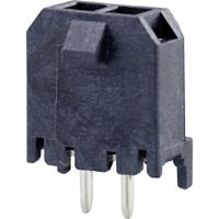 Molex 436500227 Micro-Fit 3.0 Vertical Header, 3.00mm Pitch, Single Row, 2 Circuits, with PCB Polarizing Peg, Tin, Glow-W