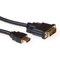 ACT Verloopkabel HDMI A male - DVI-D mal