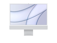 Apple iMac 24 Zoll | Apple M1 8-core | 256 GB SSD | 8 GB RAM | 4 Anschlüsse | 8-core GPU | Silber (Retina, 2021)