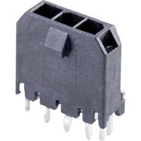 Molex 436500320 Micro-Fit 3.0 Vertical Header, 3.00mm Pitch, Single Row, 3 Circuits, with PCB Press-fit Metal Retention C