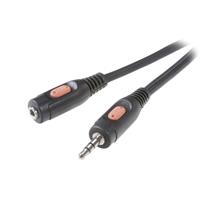 speakaprofessional SpeaKa Professional SP-7870228 Jackplug Audio Verlengkabel [1x Jackplug male 3.5 mm - 1x Jackplug female 3.5 mm] 10.00 m Zwart