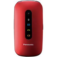 Mobiltelefon fÃ¶r seniorer Panasonic Corp. KX-TU456EXCE 2,4" LCD Bluetooth USB (FÃrg: RÃ¶d)
