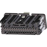 Molex 349590340 Mini50 Unsealed Receptacle, 3 Rows, with CPA, 34 Circuits, Polarization Option A, Black