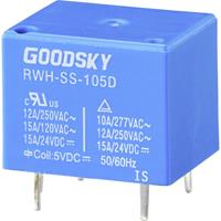 noname GoodSky RWH-SS-105D Printrelais 5 V/DC 15A 1 Wechsler Tray