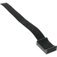 Hebotec HEBOTEC Klittenband sokkel Om te bundelen, Met fitting, Om te schroeven Haak- en lusdeel (b x h) 10 mm x 150 mm Zwart 1 stuk(s)