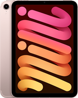 iPad mini (6e) Wi-Fi + Cellular 256GB (refurbished)-Roze-Product is als nieuw