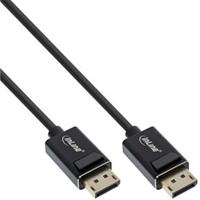 InLine DisplayPort 2.0 Kabel, 8K4K UHBR, schwarz vergoldete Kontakte, 1m