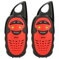 Alecto Fr-05rd et Van Twee Walkie Talkies Voor Kinderen - Tot 3 Kilometer Bereik, Zwart/rood