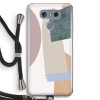 CaseCompany Lindo: LG G6 Transparant Hoesje met koord