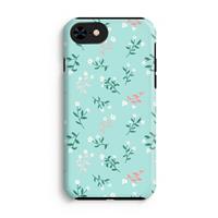 CaseCompany Small white flowers: iPhone 7 Tough Case