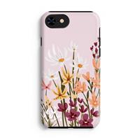 CaseCompany Painted wildflowers: iPhone 7 Tough Case